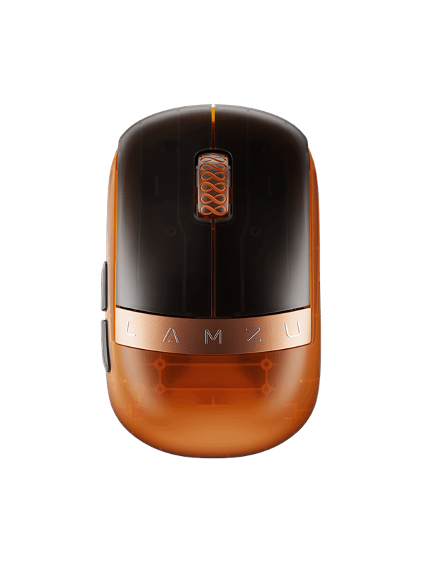 Lamzu Orcus Orange - Gaming Maus Orange