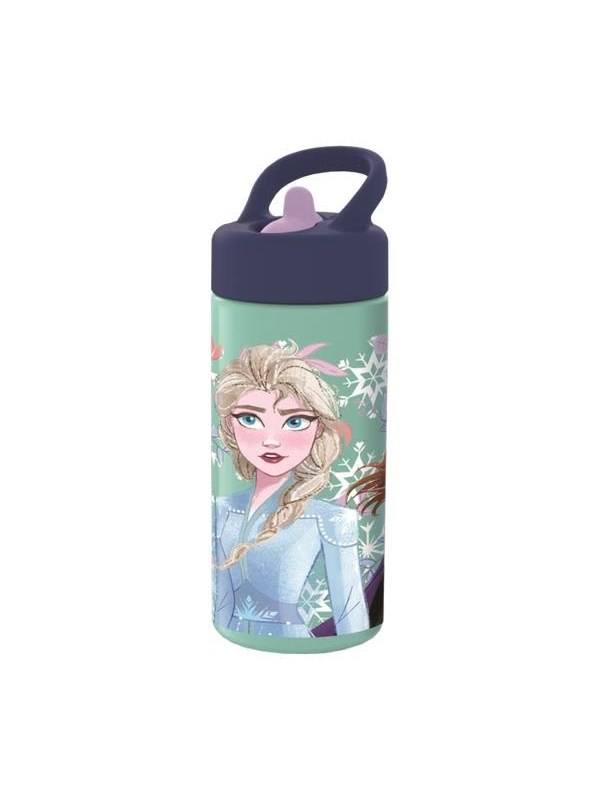Disney Frost Trinkflasche mit Trinkhalm