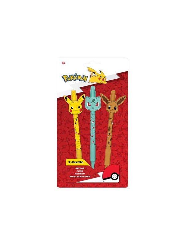 Pokemon POKÉMON Set of 3 pens on blistercard