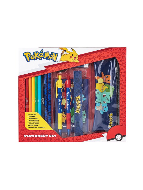 Pokemon POKMON Schreibwaren-Bumper-Set mit Federmppchen 1616068-25SPOK311SET