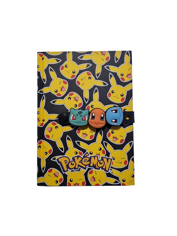 Pokemon POKMON Hardcover-Notizbuch mit Armband