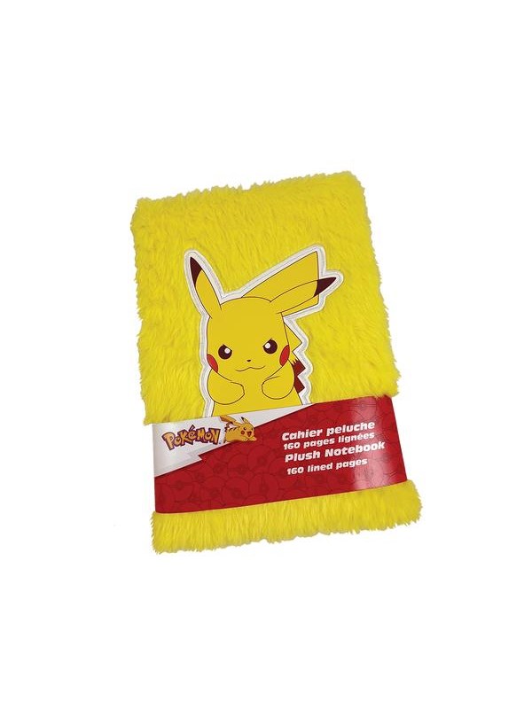 Pokemon POKMON A5-Notizbuch mit gelbem Plschcover
