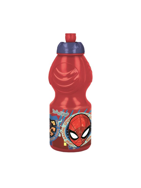 Spider-Man 400 ml rote Sport-Trinkflasche fr Kinder