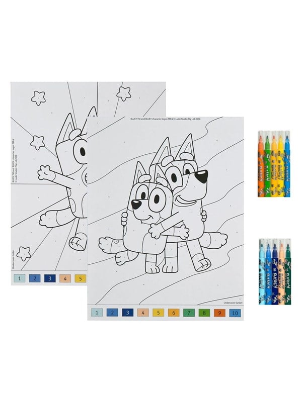 Undercover BLUEY Paint by numbers