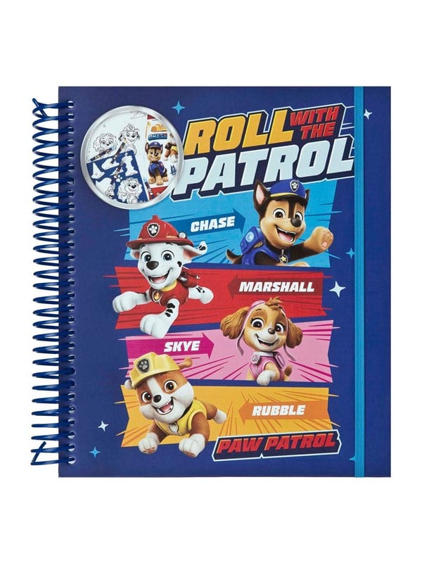 Paw Patrol stencil and colouring set49pc