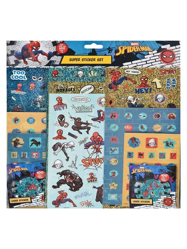 Spider-Man Super Sticker Set mit ca 500 Stickern