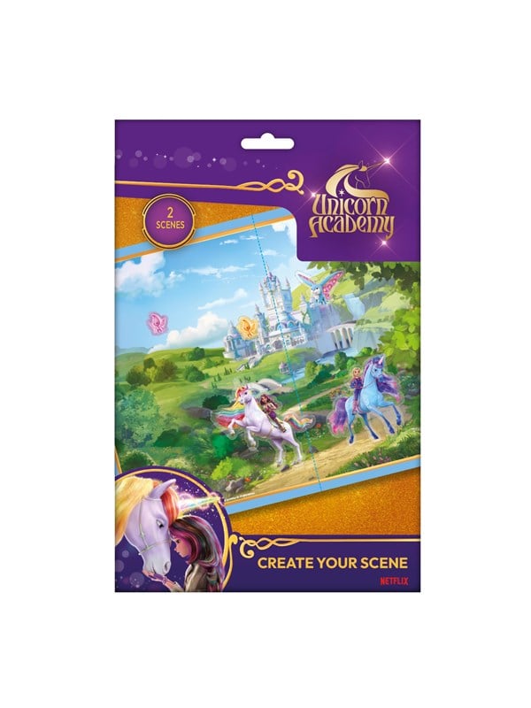 Unicorn Academy Wiederverwendbares Sticker-Set