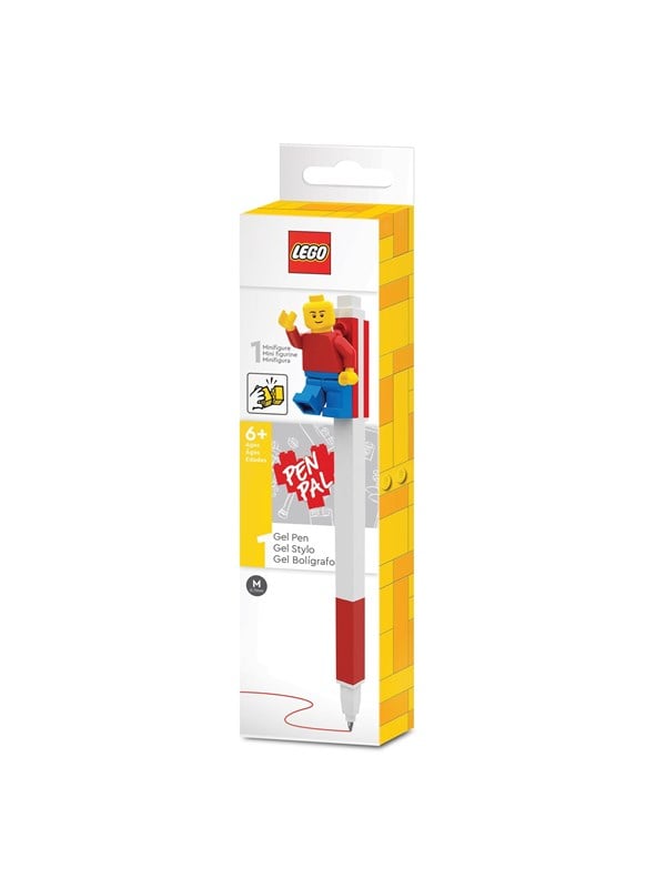 Euromic 4003075-52602 4003075-52602 Roter LEGO Design-Gelstift mit Minifigur