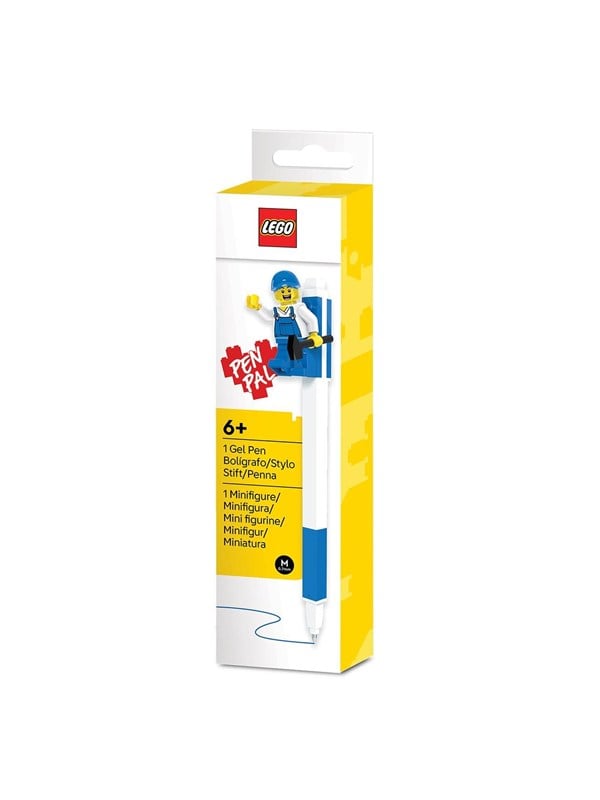 LEGO 4003075-53702 Pen Pal Gelstift mit Minifigur Blau