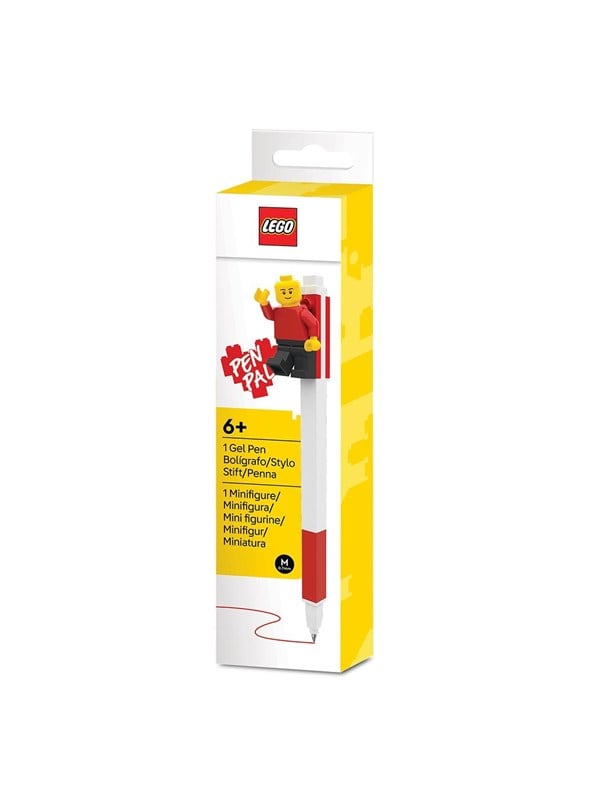 LEGO 4003075-53704 Pen Pal Roter Gelstift mit abnehmbarer Minifigur
