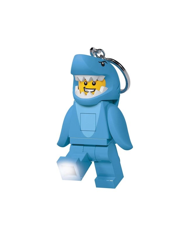 LEGO 4006036-LGL-KE155H ® ICONIC SHARK SUIT GUY Key chain w/LED light