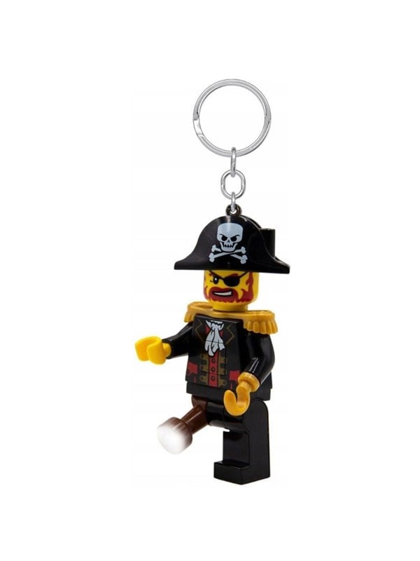 LEGO ICONIC Captain Brickbeard Keychain wLED light