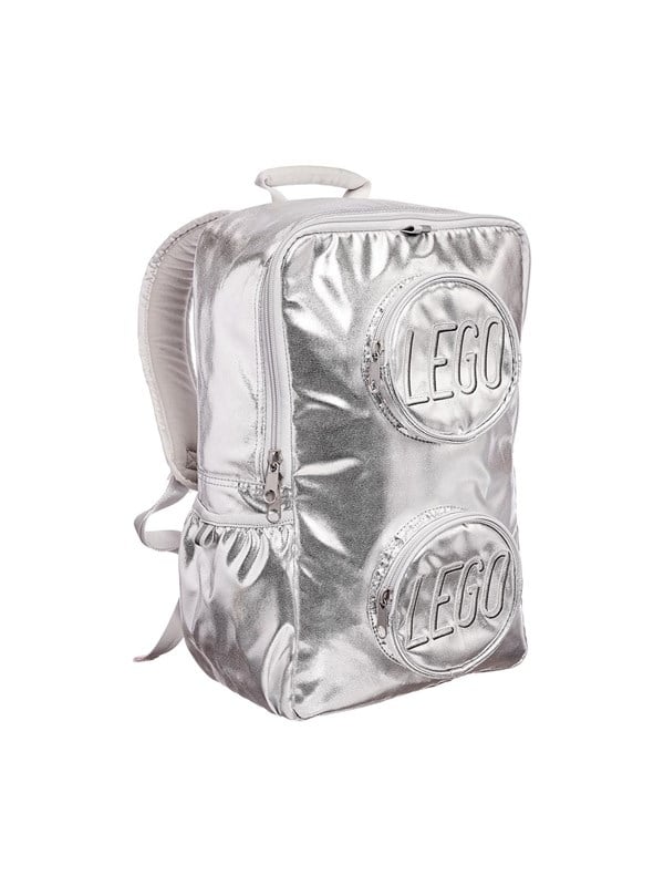 LEGO Brick Backpack silver 40x25x15 cm 15 L