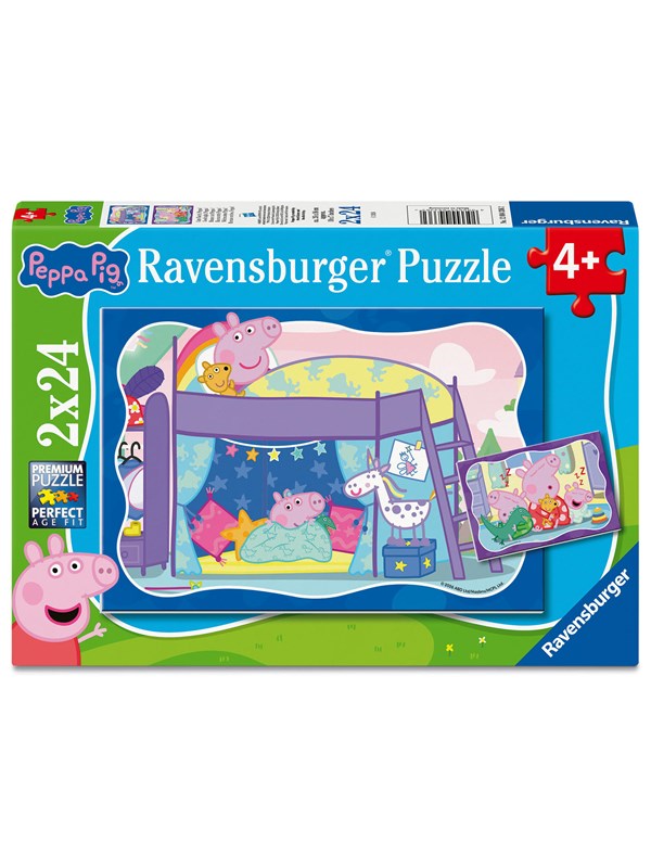Ravensburger Peppa Pig - Gute Nacht Peppa 2x24p