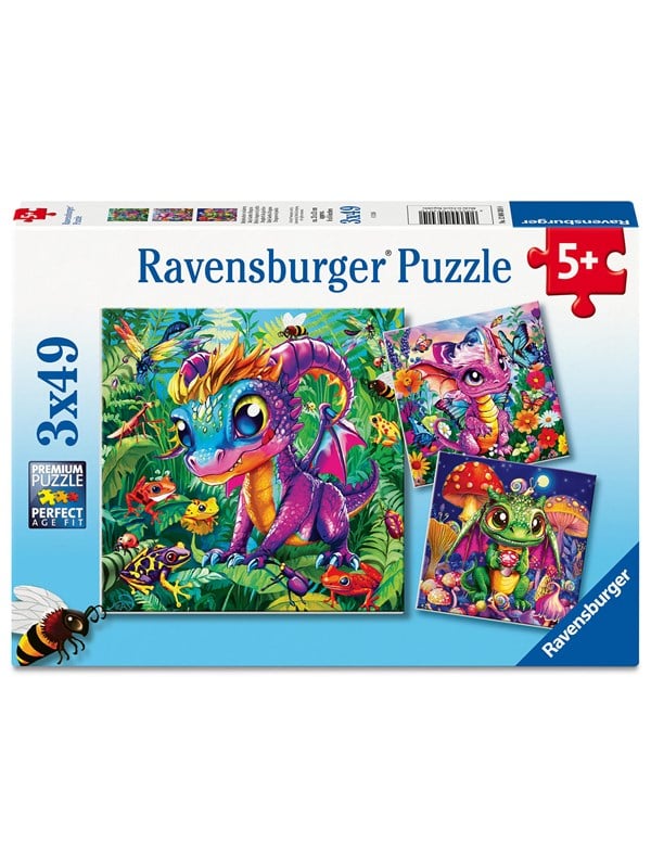 Ravensburger Baby-Gartendrachen 3x49p