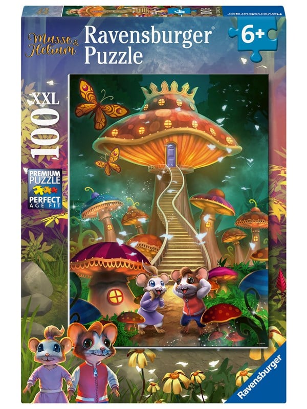 Ravensburger Musse  Helium The Magical Mushroom Adventure 100-teilig