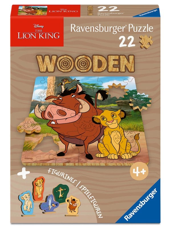 Ravensburger WOODEN Lion King 22-teilig Holz