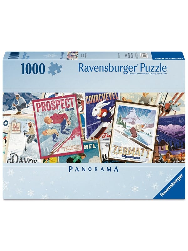 Ravensburger Vintage-Ski-Poster 1000-teilig
