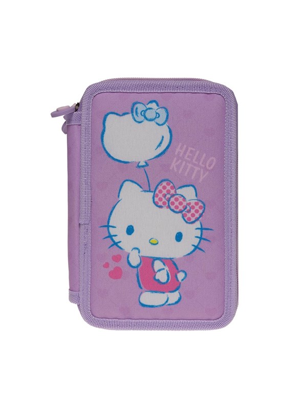 Hello Kitty Filled triple decker pencil case