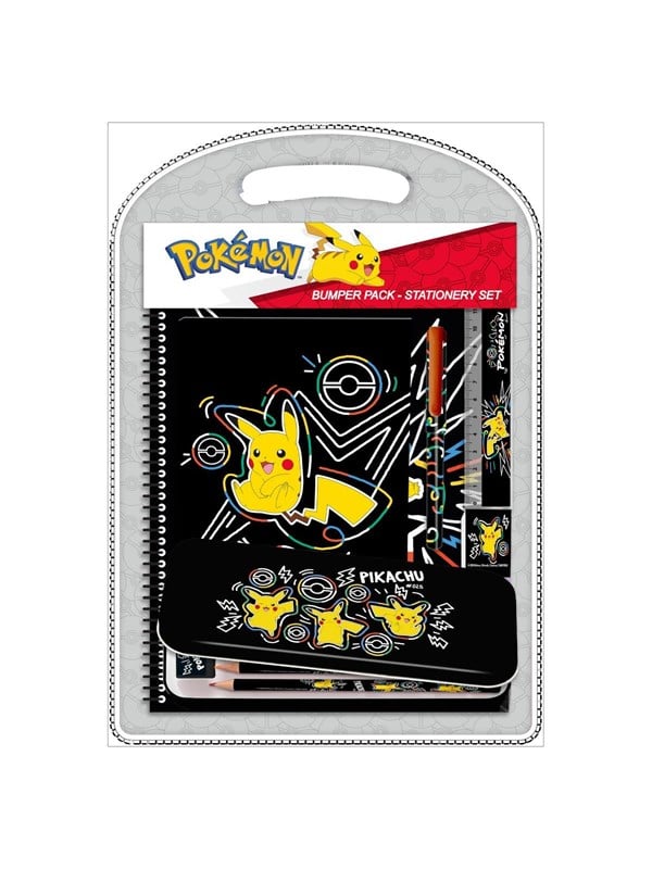 Pokemon POKMON NEON Bumper set wtin case notebook