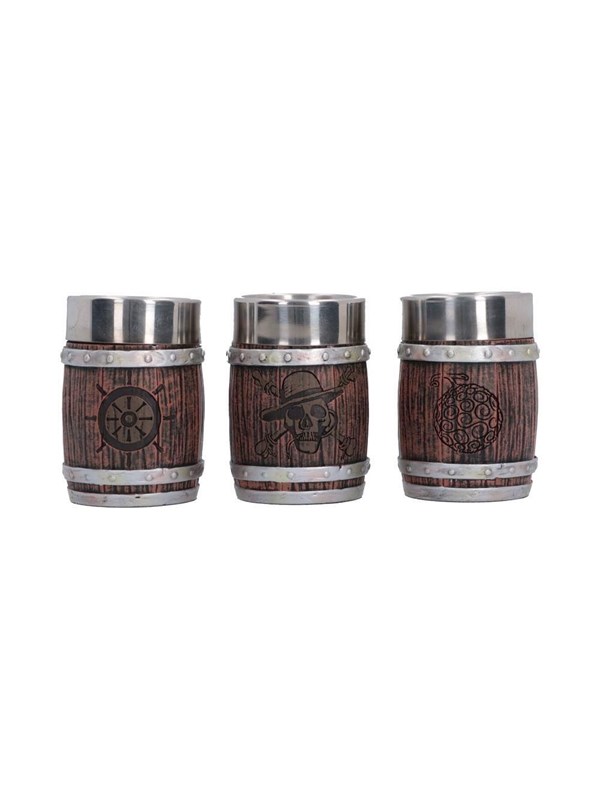Nemesis Now - One Piece - Barrel Shot Glass Set Gift Box - Set of 4 - Geschenkset