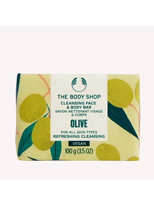 The Body Shop Olive Cleansing Face  Body Bar