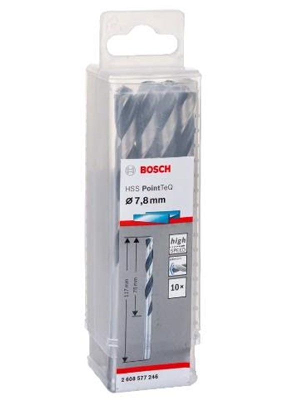 Bosch HSS PointTeQ Drill Bit 78mm 10pcs