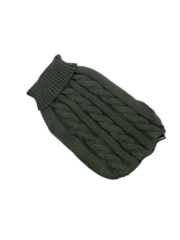 Dogman Gestrickter Hundepullover Gina Grn 45cm