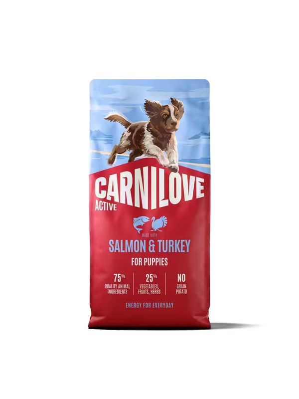 Carnilove Active Puppy Salmon  Turkey - Trockenfutter fr Hunde - 12kg