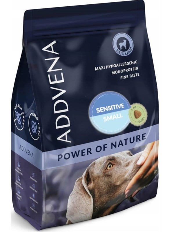 ADDVENA Power of Nature Adult Sensitive Small Lamb - Trockenfutter fr Hunde - 25kg