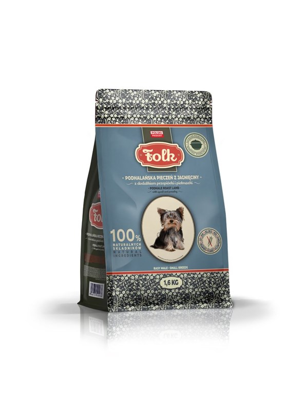 Folk Small breeds Lammbraten nach Podhale-Art mit Wachtel und Petersilie - Trockenfutter fr Hunde - 16kg