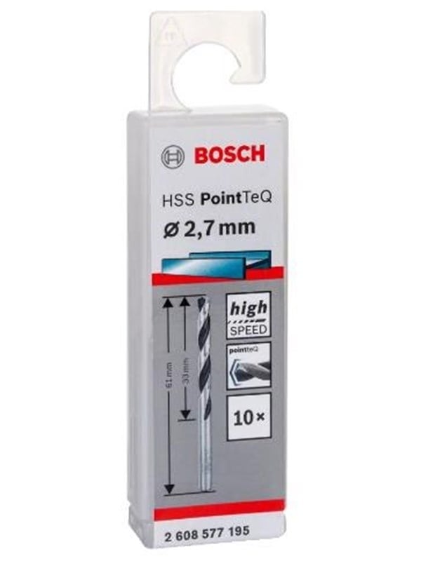 Bosch HSS PointTeQ Drill Bit 27mm 10pcs