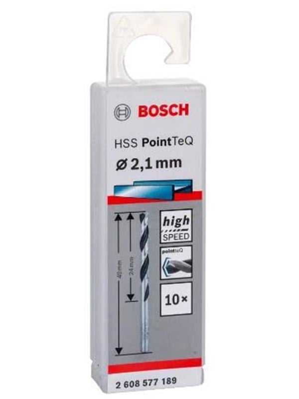Bosch HSS PointTeQ Drill Bit 21mm 10pcs