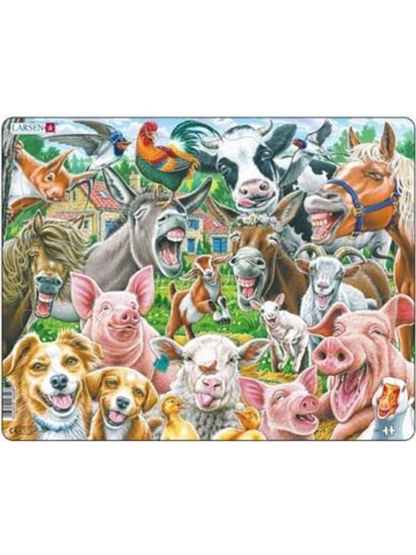 Larsen Puzzles Farm Selfie Jigsaw Puzzle  33 pieces Maxi 365 x 285 cm 2D Puzzles