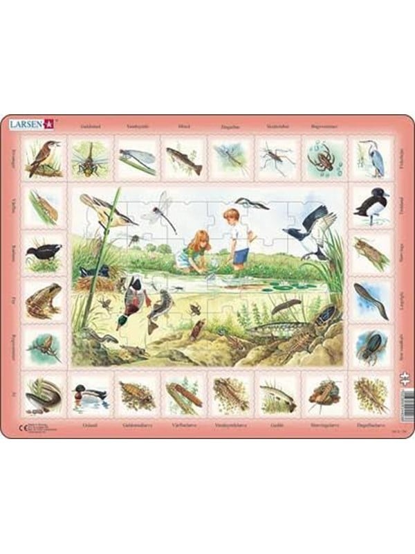 Larsen Puzzles Nature Puzzle Pond  48 pieces Maxi 365 x 285 cm 2D Puzzles