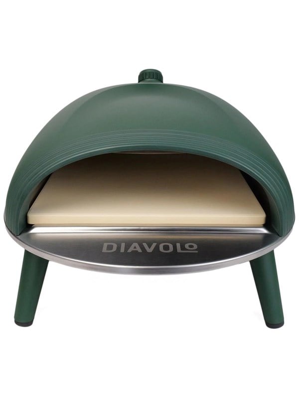 Delivita Diavolo Gas-Fired Pizza Oven Green