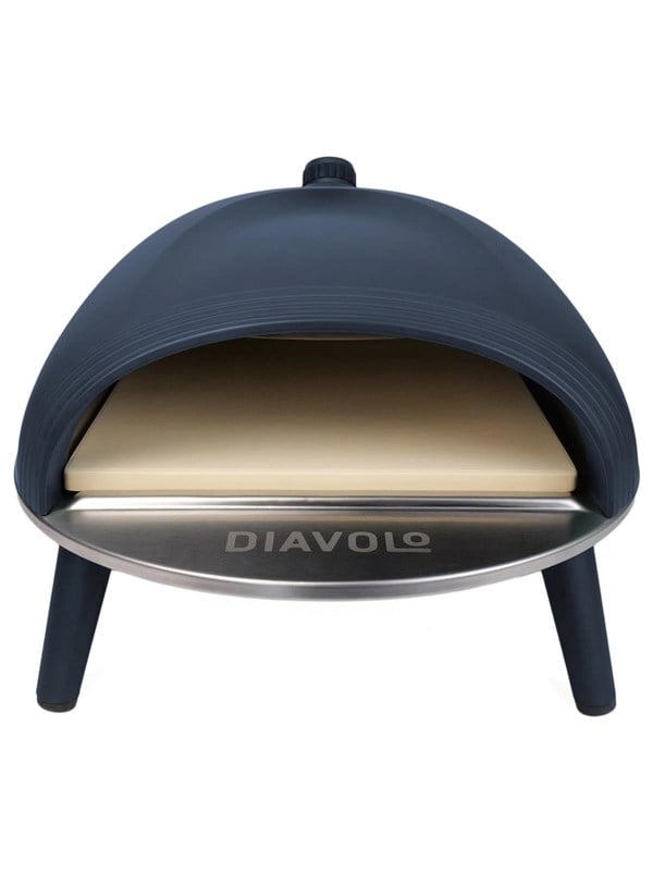 Delivita Diavolo Gas-Fired Pizza Oven Navy