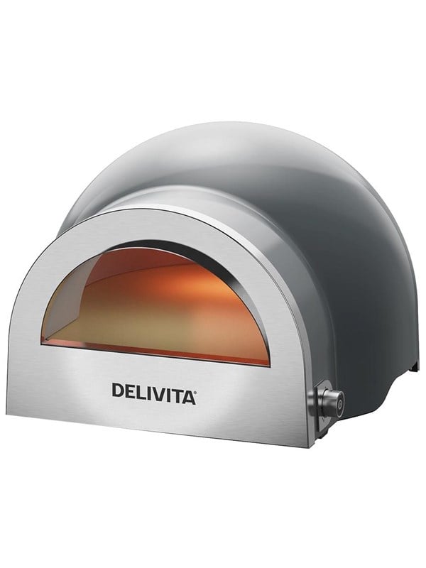 Delivita Flow Dual-Fuel Pizza Oven Hale Grey