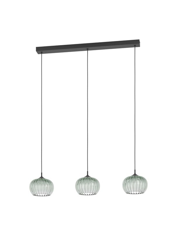 EGLO ALAMITO LANGTISCH L770 CCT 3L SCHWARZ STRUKTURGRNKLAR