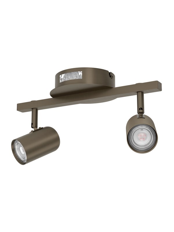 EGLO MONTEMURRO SPOTSCHIENE L320 2L DUNKLE BRONZE