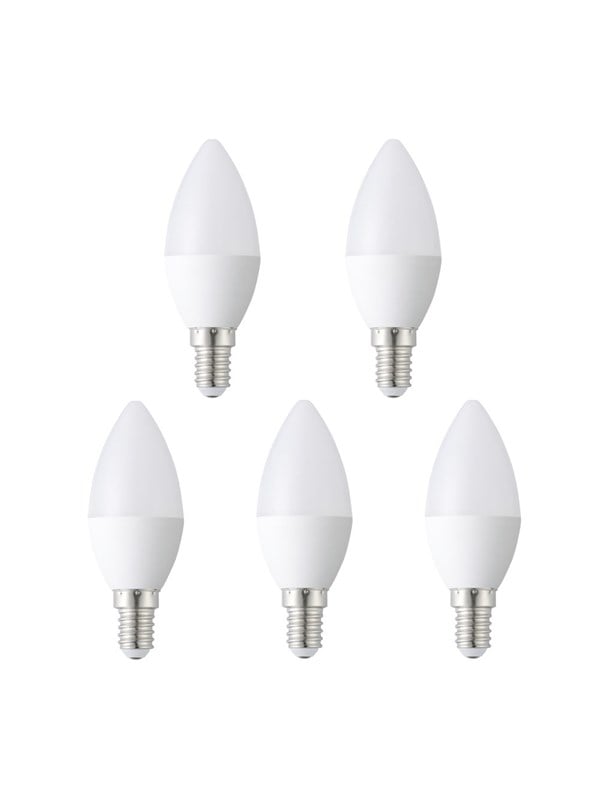 EGLO LEDLED COB light E14 C35 OPAL 2700K 470LM 5 STK E14