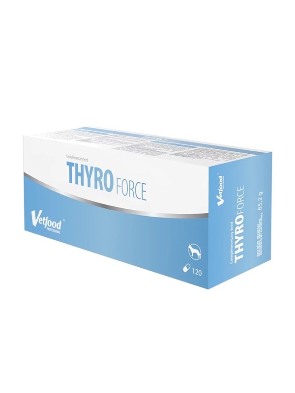 Vetfood Thyro Force - Nahrungsergnzungsmittel fr Hunde - 120 Stk