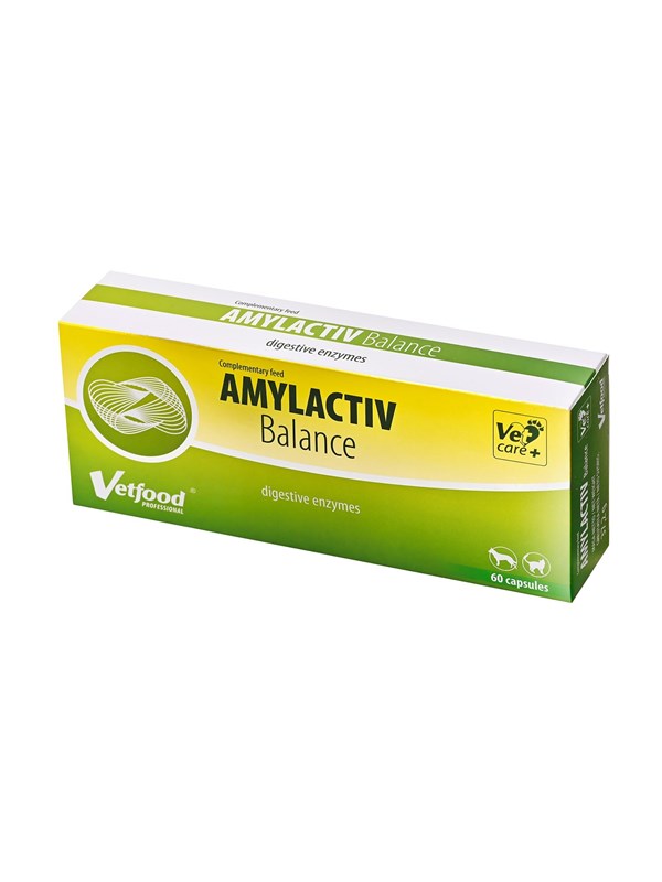 Vetfood Amylactiv Balance - Nahrungsergnzungsmittel fr Hunde und Katzen - 60 Stk
