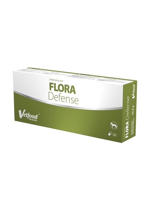 Vetfood Flora Defense - Nahrungsergnzungsmittel fr Hunde - 60 Stk