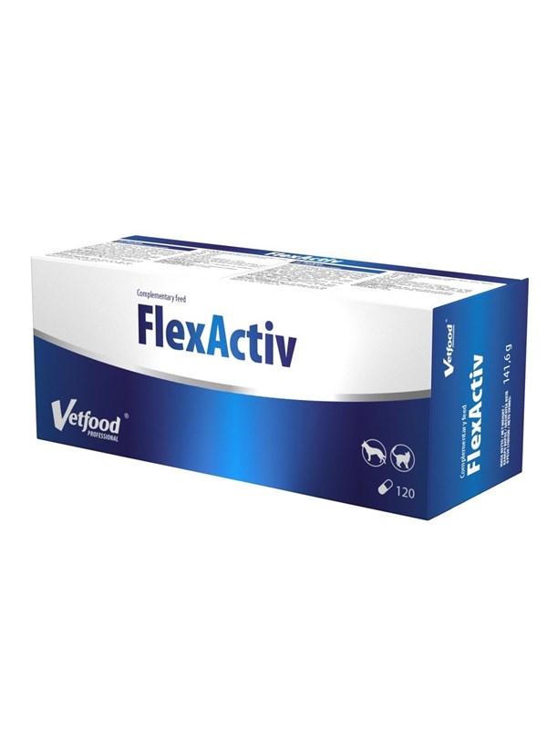 Vetfood Flex Activ - Nahrungsergnzungsmittel fr Hunde und Katzen - 120 Stk