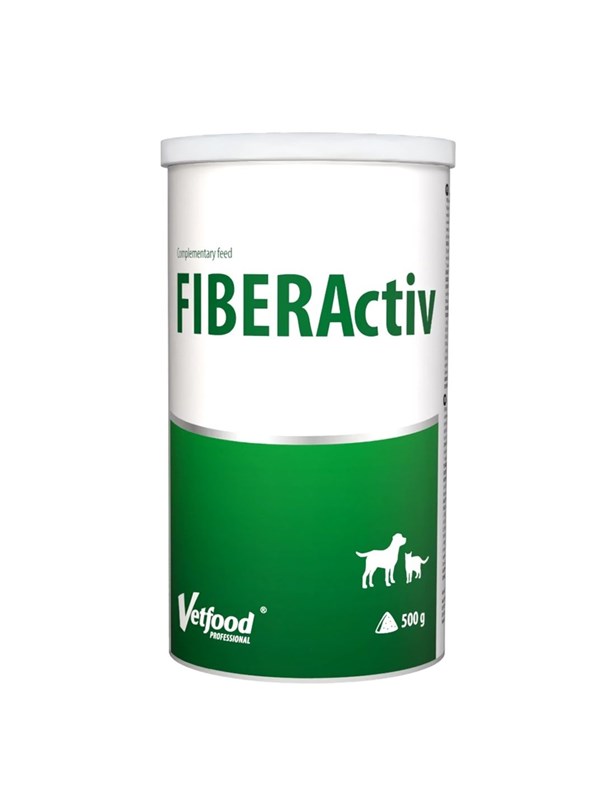 Vetfood Fiber Activ - Nahrungsergnzungsmittel fr Hunde und Katzen - 500g
