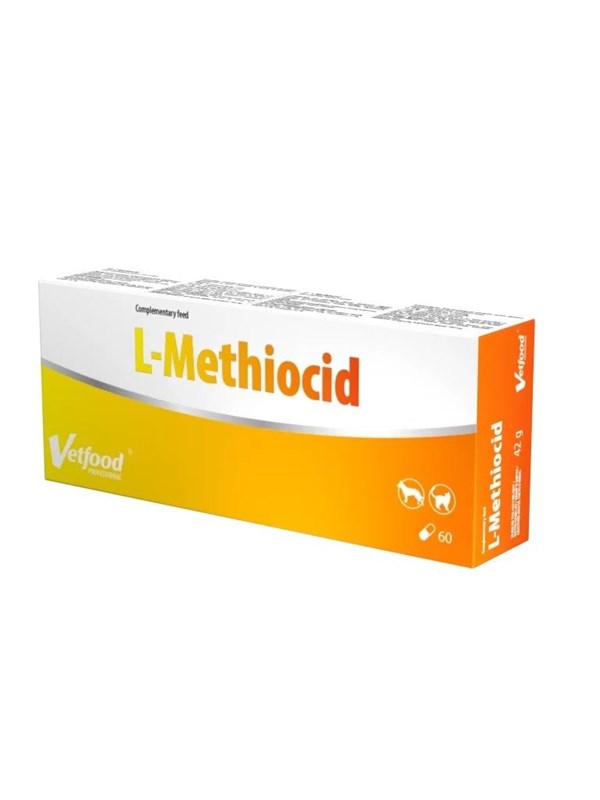 Vetfood L-Methiocid - Nahrungsergnzungsmittel fr Hunde und Katzen - 60 Stk