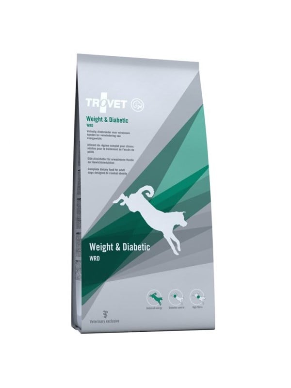 TROVET Weight & Diabetic WRD Chicken - Trockenfutter für Hunde - 3kg