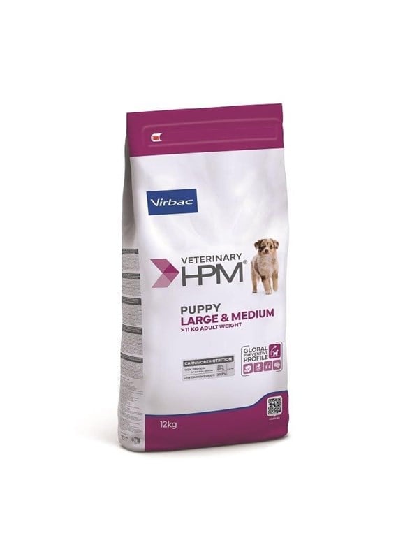 HPM VETERINARY PUPPY LARGE  MEDIUM DOG 12 kg