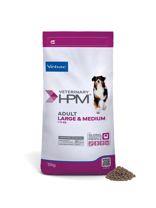 HPM ADULT LARGE  MEDIUM DOG 12 kg